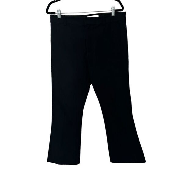 Derek Lam 10 Crosby Black Flare Leg Business Pants Sz 12 Officewear Professional - Picture 1 of 9